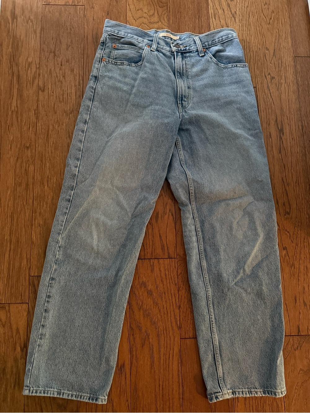 Classic Light Blue Men's Jeans - Straight Fit